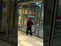 एल्यूमीनियम पारदर्शी तह कांच खिड़कियों गर्मी इन्सुलेशन अनुकूलित