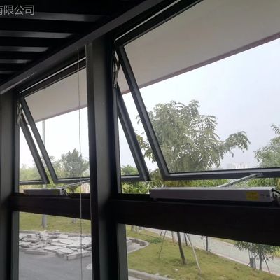 समकालीन एल्यूमीनियम खिड़कियां शीर्ष झुका हुआ अलंकार खिड़की ध्वनिरोधक